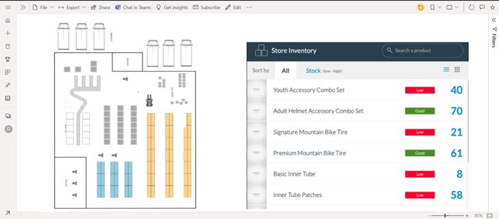 Power BI and Power Apps integration