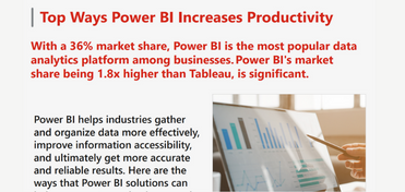Top Ways Power BI Increases Productivity